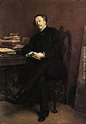Jean-louis Ernest Meissonier Canvas Paintings - Portrait of Alexandre Dumas, Jr